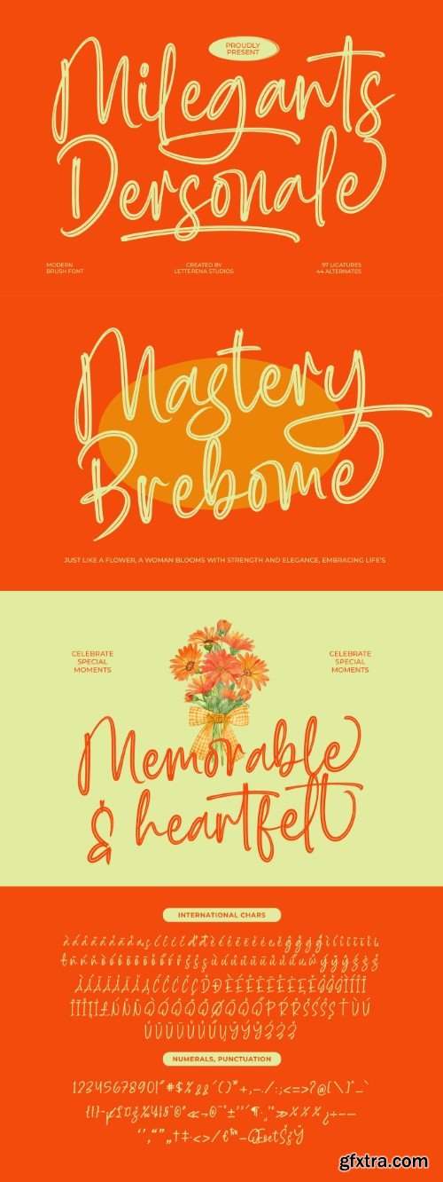 Fontbundles - Milegants Dersonale