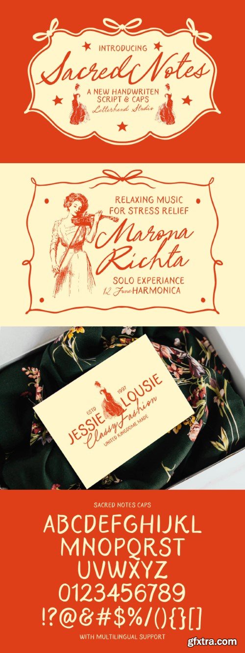 Sacred Notes Font