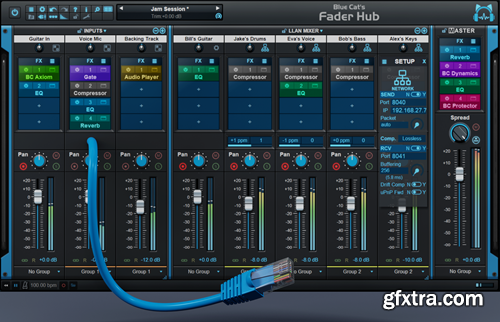 Blue Cat Audio Fader Hub v1.2 Blue Cat Audio Fader Hub v1.2