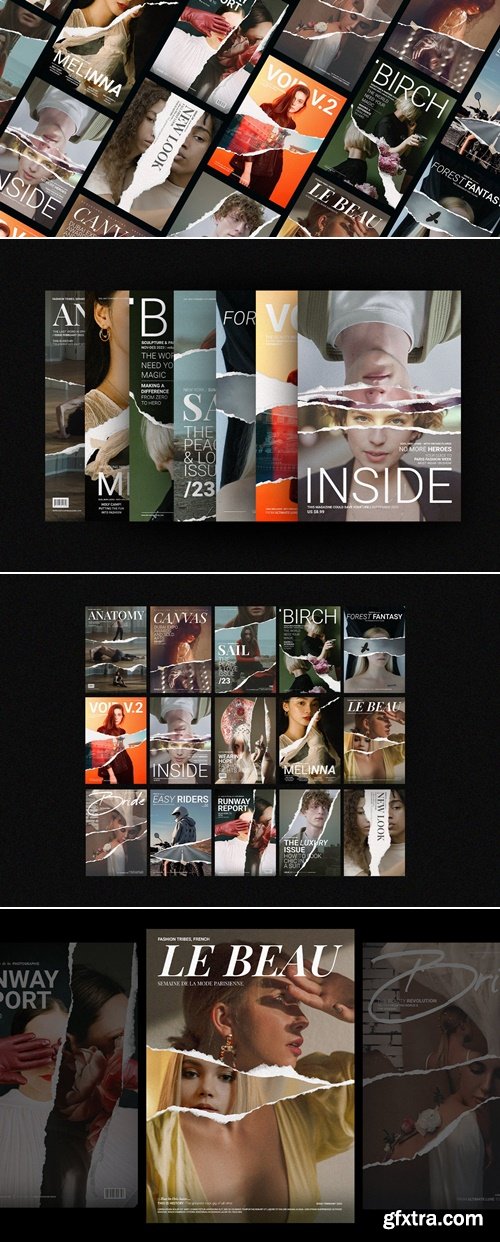 Pixflow - Torn Paper Magazine & Posters