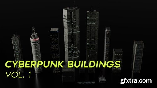 Patreon - Làzaro - Cyberpunk Buildings Vol. 1