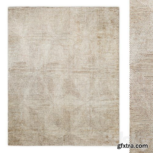 3dsky Pro - Mosaic Hand-Knotted Silk Rug RH
