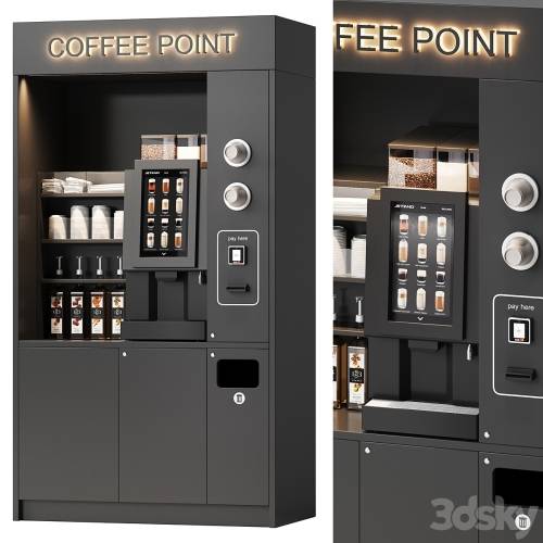 '3dsky Pro - Coffee vending machine. Coffee to go. Self-service coffee shop. Vendor point' '3dsky Pro - Coffee vending machine. Coffee to go. Self-service coffee shop. Vendor point'