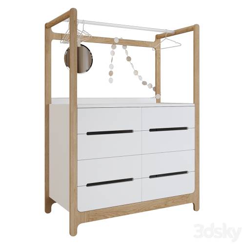 '3dsky Pro - Children's changing table - chest of drawers Rafa-kids'