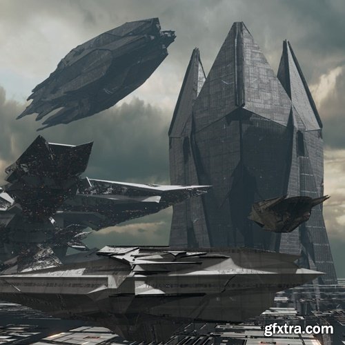 Artstation - Rui Huang - Procedural Megastructure