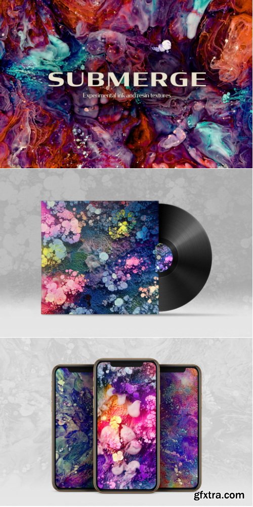 Chromasupply - Submerge: Experimental Ink and Resin Textures