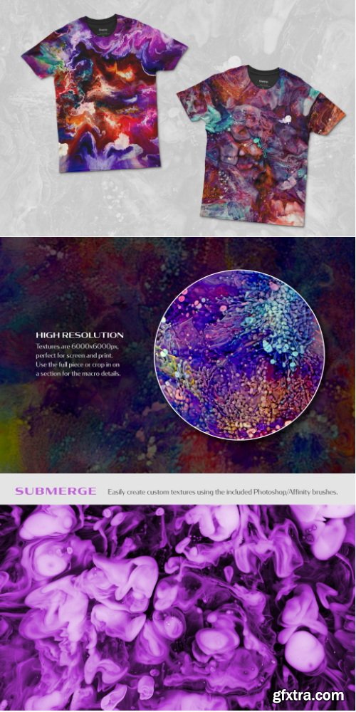 Chromasupply - Submerge: Experimental Ink and Resin Textures