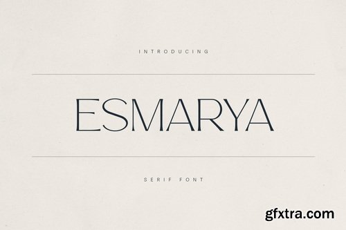 CreativeMarket - Esmarya - Modern Serif CreativeMarket - Esmarya - Modern Serif