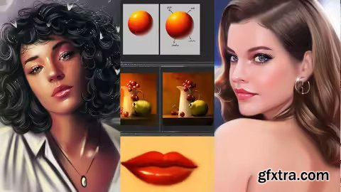 Udemy - Digital Portrait Drawing: Realistic Faces, Beginner To Pro