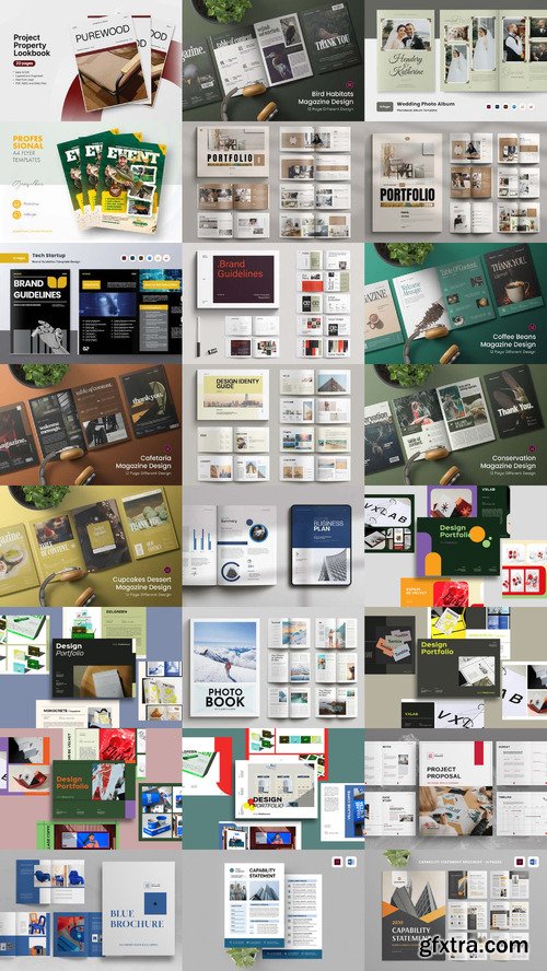 24 Indesign Templates Bundle 13 2025