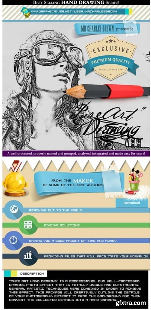 GraphicRiver - Pure Art Hand Drawing 99 – Police Most Wanted