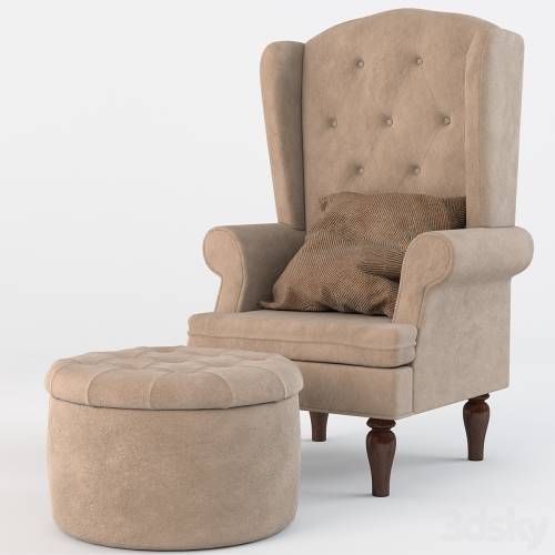 '3dsky Pro - Chair and Ottoman' '3dsky Pro - Chair and Ottoman'