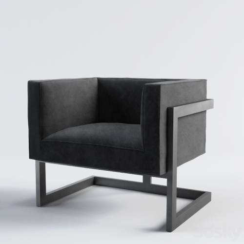 '3dsky Pro - Eichholtz Mendoza Chair Black Velvet' '3dsky Pro - Eichholtz Mendoza Chair Black Velvet'