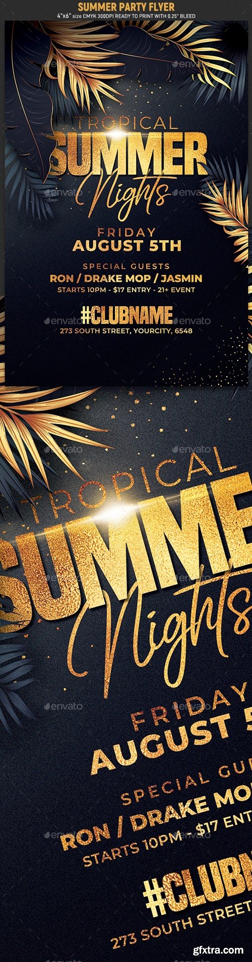 Graphicriver - Classy Summer Party Flyer 24121415
