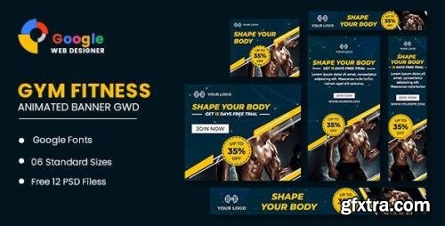 CodeCanyon - Fitness Google Adwords HTML5 Banner Ads GWD v1.0 - 34268219
