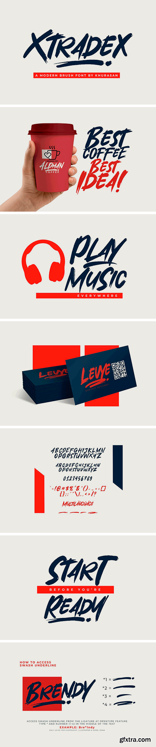 CreativeMarket - Xtradex Brush Font