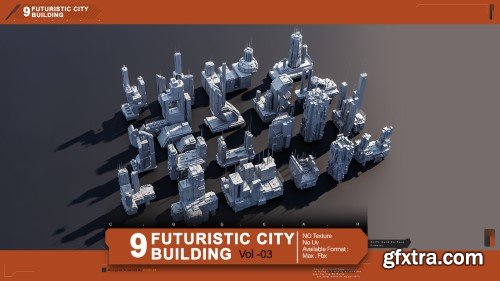 Artstation - Futuristic City building Pack vol 03