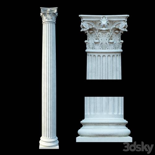 '3dsky Pro - Classical Corinthian columns' '3dsky Pro - Classical Corinthian columns'