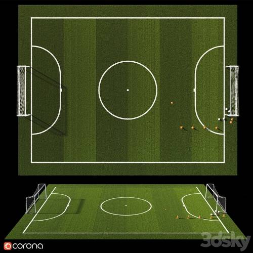 '3dsky Pro - Football field' '3dsky Pro - Football field'