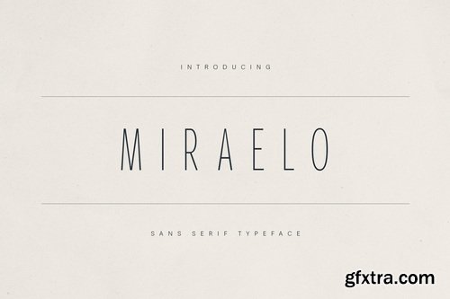 CreativeMarket - MIRALEO - Elegant Modern Sans Serif CreativeMarket - MIRALEO - Elegant Modern Sans Serif