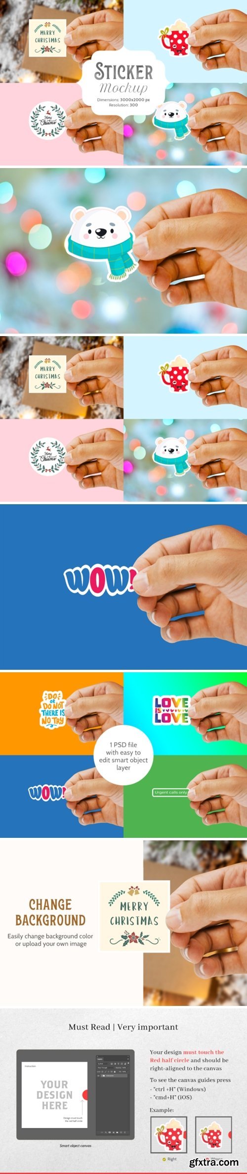 Sticker Mockup 6721941