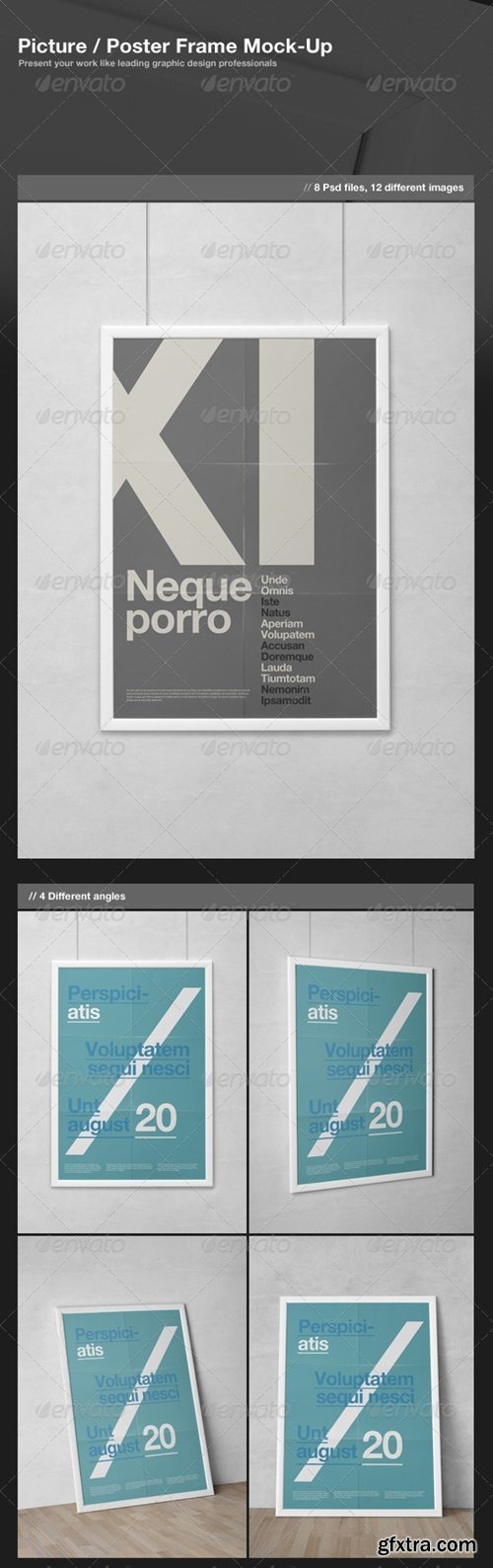 GraphicRiver - Picture / Poster Frame Mock-Ups 3377833