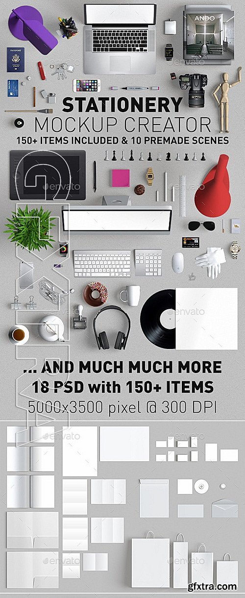 GraphicRiver - Hero Stationery Mockup Creator 11604379