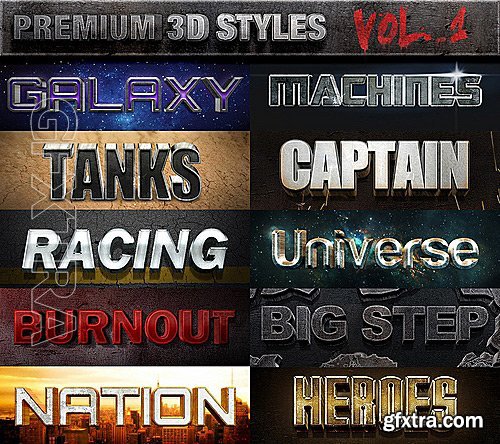 Graphicriver - Bundle - Dimensions Premium Styles Vol. 1 &amp; 2 470344