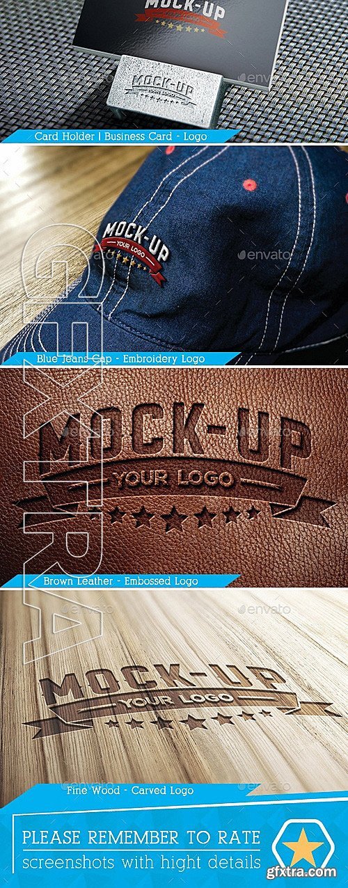 GraphicRiver - Photorealistic Logo Mock-Up Bundle 8853555