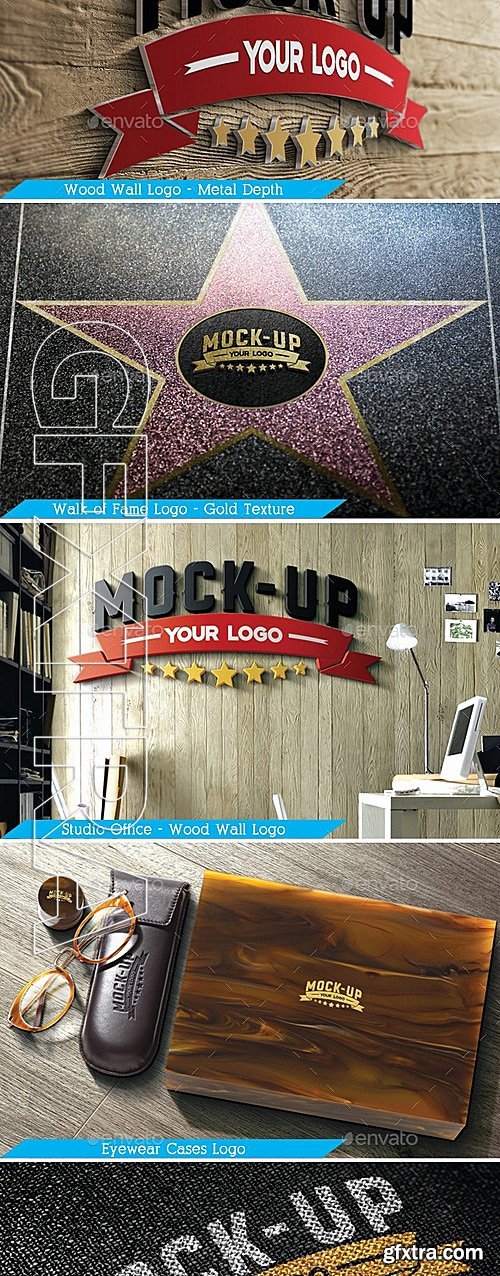 GraphicRiver - Photorealistic Logo Mock-Up Bundle 8853555