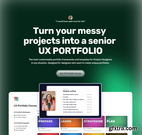 UX Portfolio Course