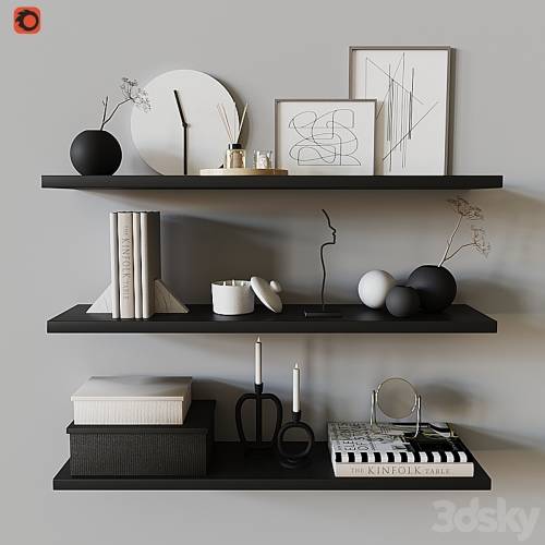 '3dsky Pro - Decorative shelf 03' '3dsky Pro - Decorative shelf 03'