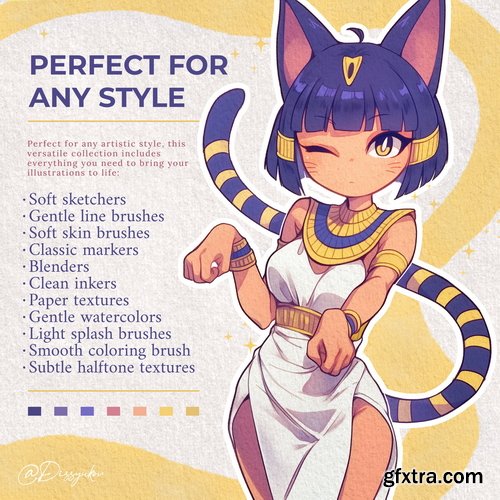 Gumroad - Di - 70+ Anime Soft Style Brushes for Procreate