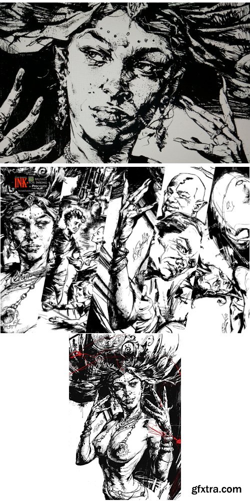 Eldar Zakirov - INK - 63 Brushes For Inking in Procreate