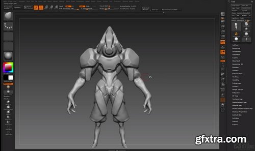 Gumroad - keosmasons - Mecha Samurai - Character Concept Tutorial in ZBrush