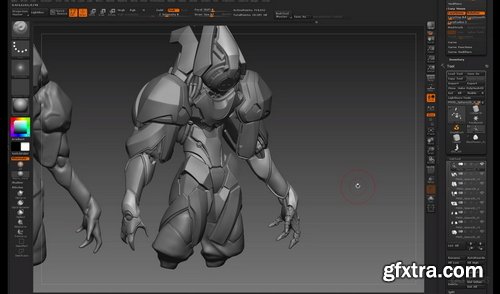 Gumroad - keosmasons - Mecha Samurai - Character Concept Tutorial in ZBrush