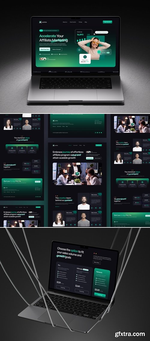 Lumina Framer template