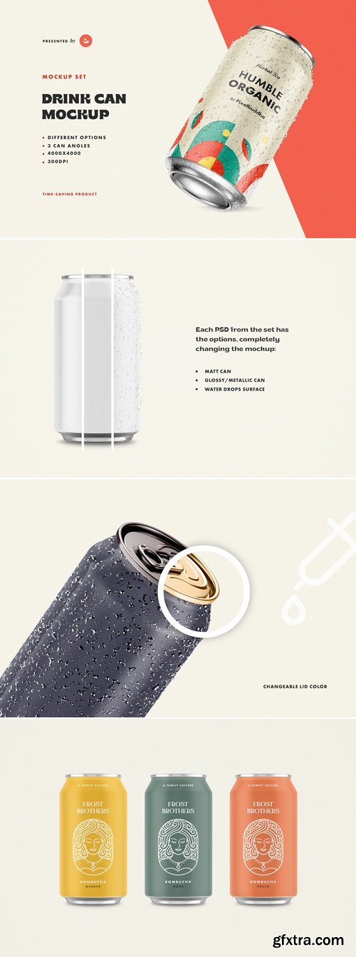 Pixelbuddha - Drink Can Mockup 1358