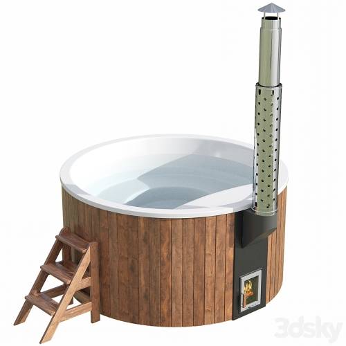 '3dsky Pro - Round hot tub ELITE 220 from Woodson' '3dsky Pro - Round hot tub ELITE 220 from Woodson'