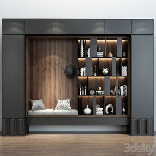 '3dsky Pro - Hallway | Furniture cabinet | set 494' '3dsky Pro - Hallway | Furniture cabinet | set 494'