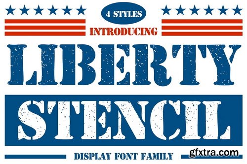 CreativeMarket - Liberty Stencil is Stencil font CreativeMarket - Liberty Stencil is Stencil font