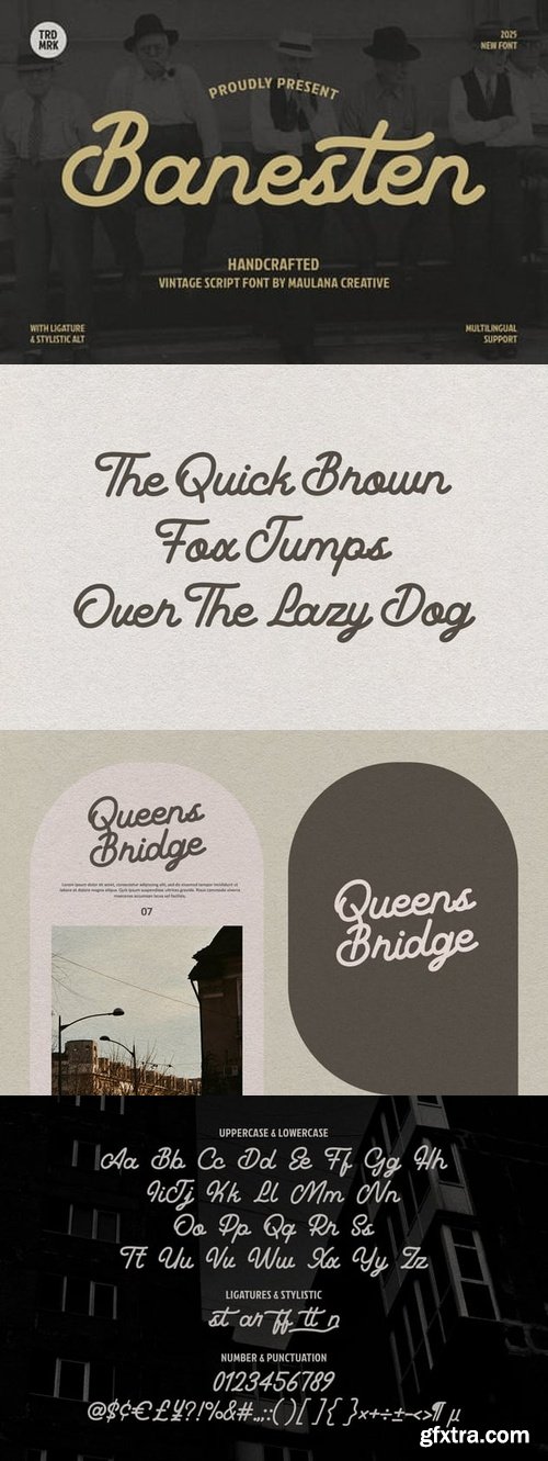 Creativemarket - Banesten Handcrafted Vintage Script