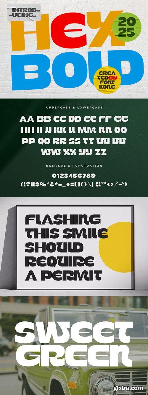 Hexbold – Bold Modern Sans Serif Font