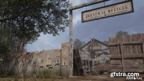 Fab - 1850s Post Office Environment (Medieval,Abandoned,Village)