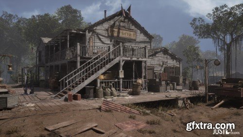 Fab - 1850s Post Office Environment (Medieval,Abandoned,Village)