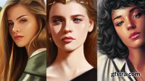 Udemy - Draw Digital Portraits: Realistic Illustrations at Photoshop