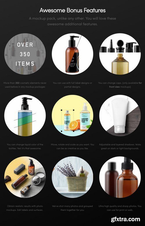 CreativeMarket - Cosmetic Packaging Branding MockUp 701256