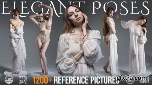 Artstation - 1200+ Elegant Female Poses Artstation - 1200+ Elegant Female Poses