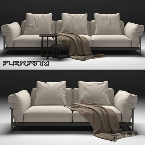 '3dsky Pro - 2 Sofas FLEXFORM ZENO LIGHT' '3dsky Pro - 2 Sofas FLEXFORM ZENO LIGHT'