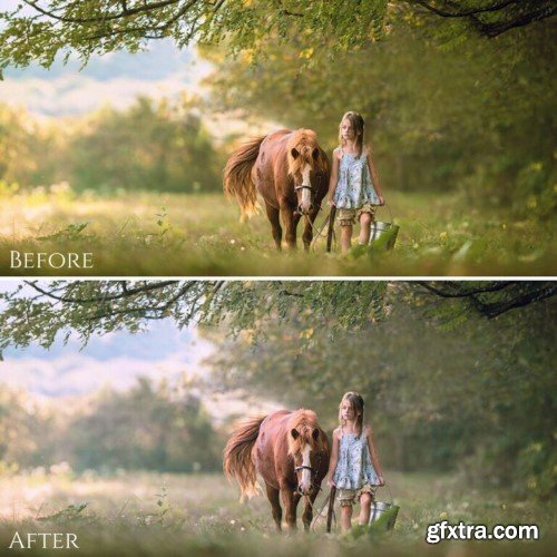 Jessica Drossin - Green Tone Correction Actions